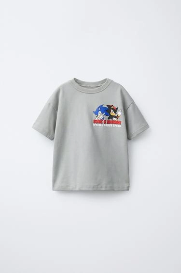 Футболка с короткими рукавами sonic and shadow © sega