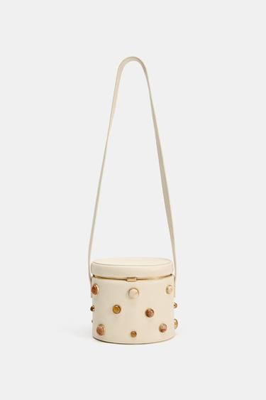 Zara Жесткая сумка через плечо