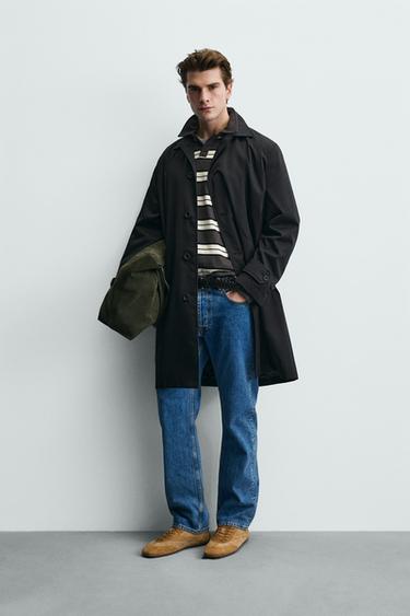 Zara Тренч с водоотталкивающей пропиткой REGULAR FIT купить с доставкой.