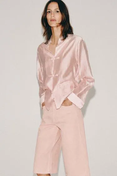 Джинсовые шорты со средней посадкой — коллекция Zara «Zw»- Заказать в России