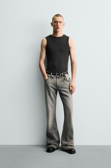 Zara Джинсы клеш