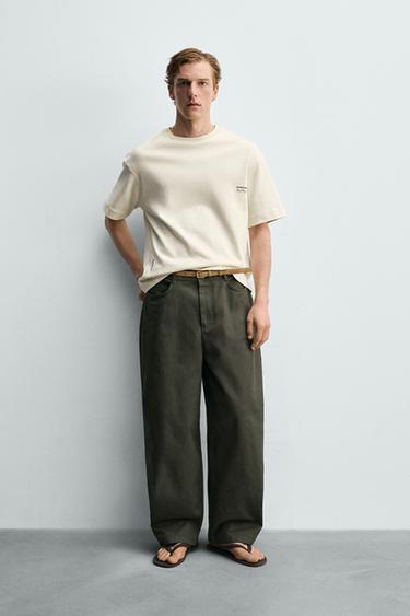 Zara Світшот с принтом из интерлока