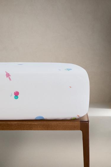 Zara Детская натяжная простыня KIDS SPACE