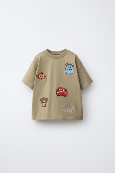 Zara Футболка с вышивкой крестиком © DISNEY PIXAR