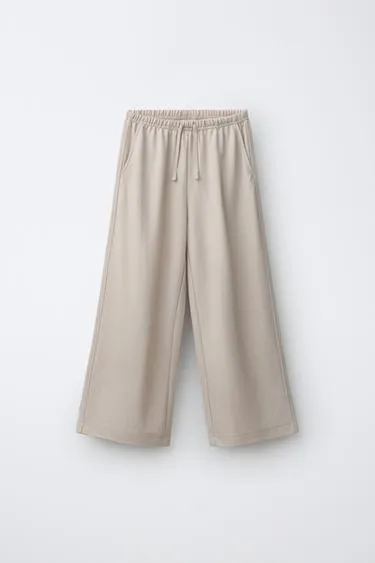 Брюки Wide Leg в пижамном стиле