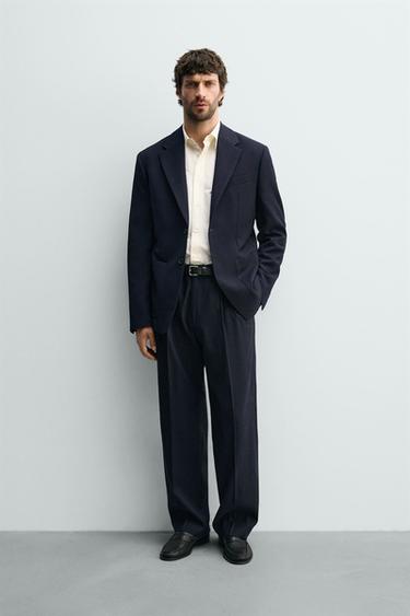 Zara Клетчатый блейзер REGULAR FIT из 100% шерсти