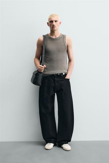 Zara Майка из ажурного трикотажа