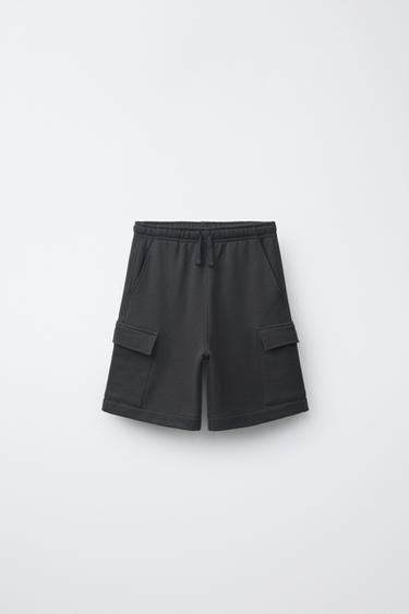 Zara Плюшевые бермуды карго