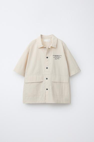 Zara Рубашка TEAM SIX SEVEN с коротким рукавом