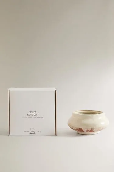 Ароматическая свеча light cotton (200 г)- Заказать в России