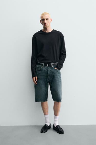 Zara Джинсовые шорты LOOSE FIT