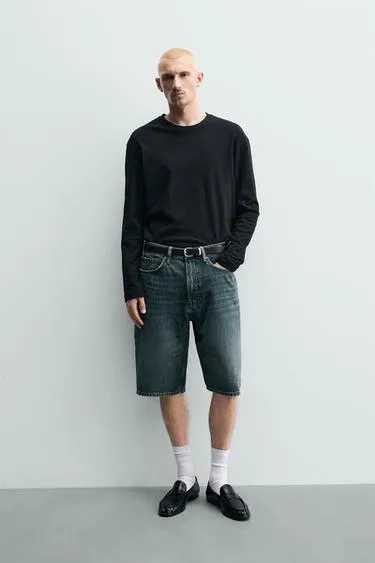 Джинсовые шорты Loose Fit- Заказать в России