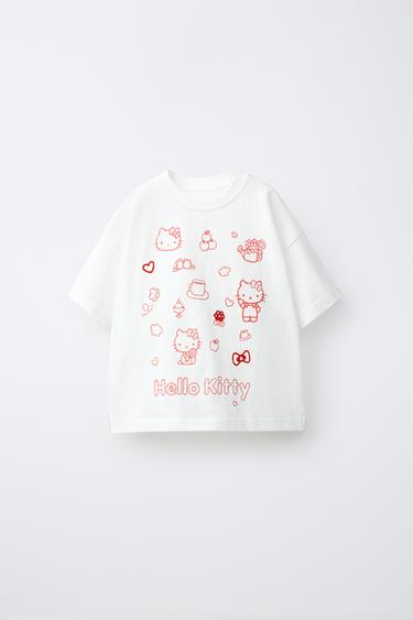 Zara Футболка HELLO KITTY © SANRIO купить с доставкой.