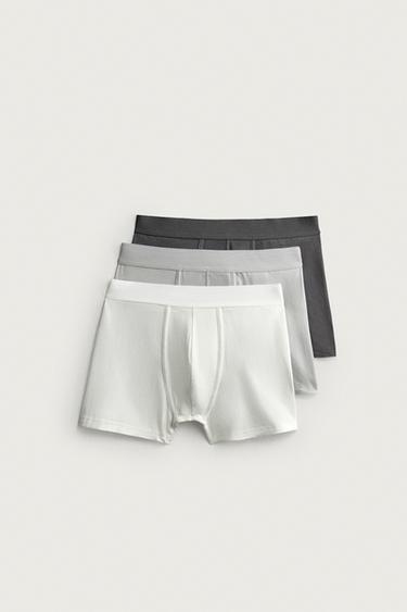 Zara Набор из трех трусов-боксеров SOFT купить с доставкой.