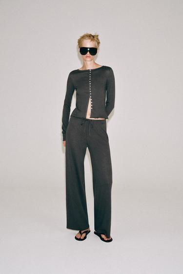 Zara Брюки в стиле рустик