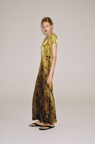 Zara Платье с принтом коллекция ZARA «ZW»