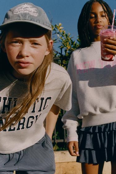 Zara Юбка-шорты с воланами и полосками купить с доставкой.