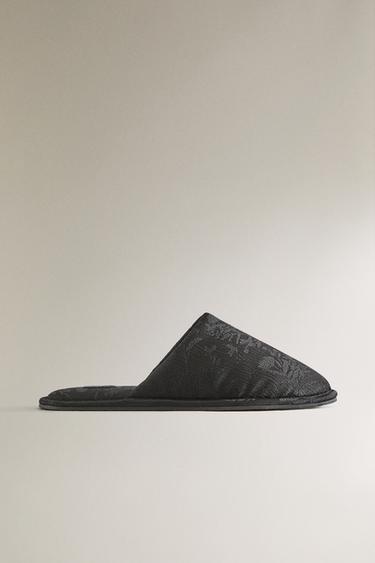 Zara Домашние мюли с жаккардовым узором