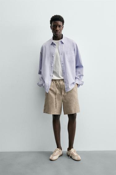 Zara Шорты  из 100% льна