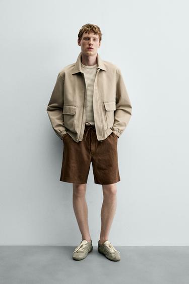 Zara Шорты  из 100% льна