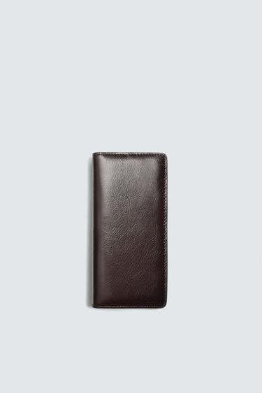 Zara Кожаный кошелек XL