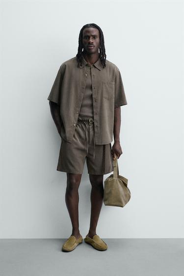 Zara Струящиеся шорты 