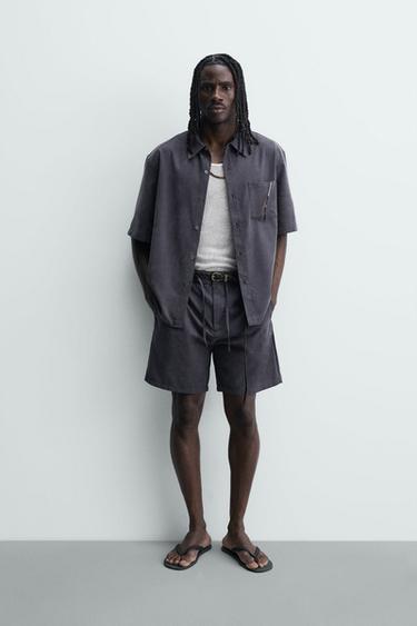 Zara Струящиеся шорты 