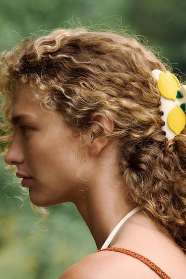 Zara Зажим для волос с лимоном