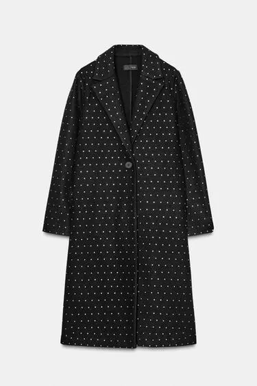 Пальто с мягким блеском- Заказать в России