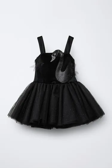 Костюм балерины черный лебедь- Заказать в России