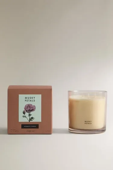 (400 G) ароматизированный свеча MUSKY PETALS