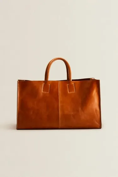 Кожаная сумка-тотализатор