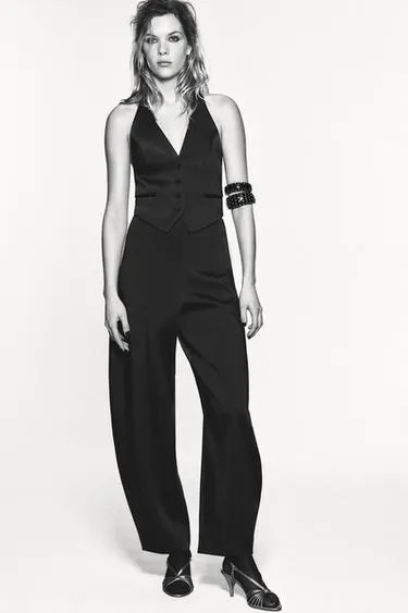 Жилет с перекрестной открытой спиной на шее