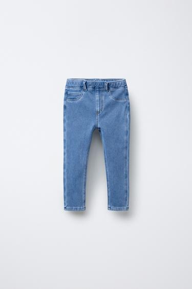 Zara Джинсовые леггинсы BASIC купить с доставкой.