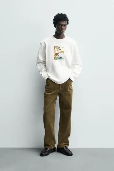 Футболка с принтом медведя- Заказать в России