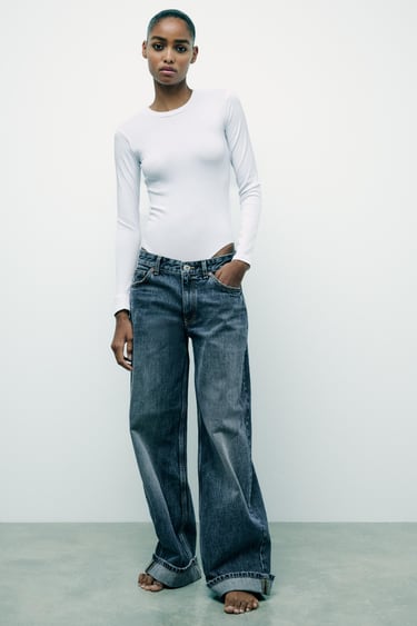 Zara Боди из хлопка и модала