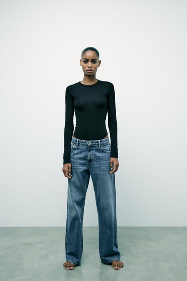 Zara Боди из хлопка и модала