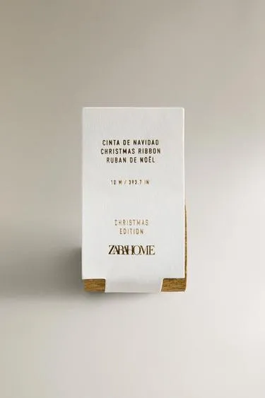 Золотая лента для рождественских подарков из крепированной бумаги- Заказать в России