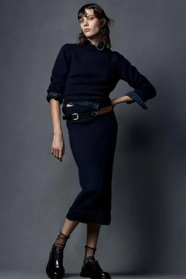 Однотонный свитер- Заказать в России