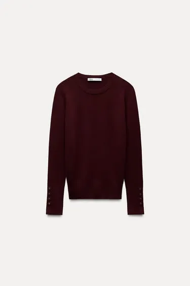 Базовый однотонный джемпер- Заказать в России