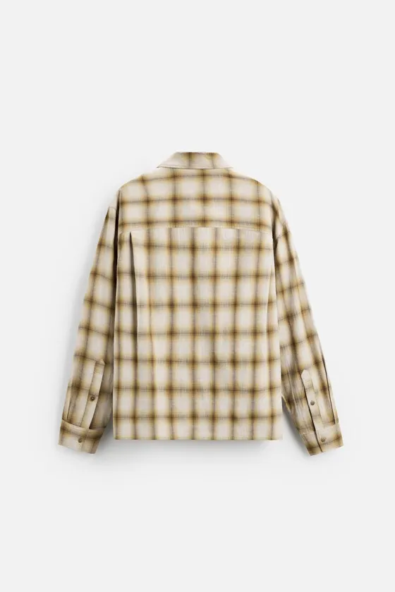 РУБАШКА RELAXED FIT В КЛЕТКУ