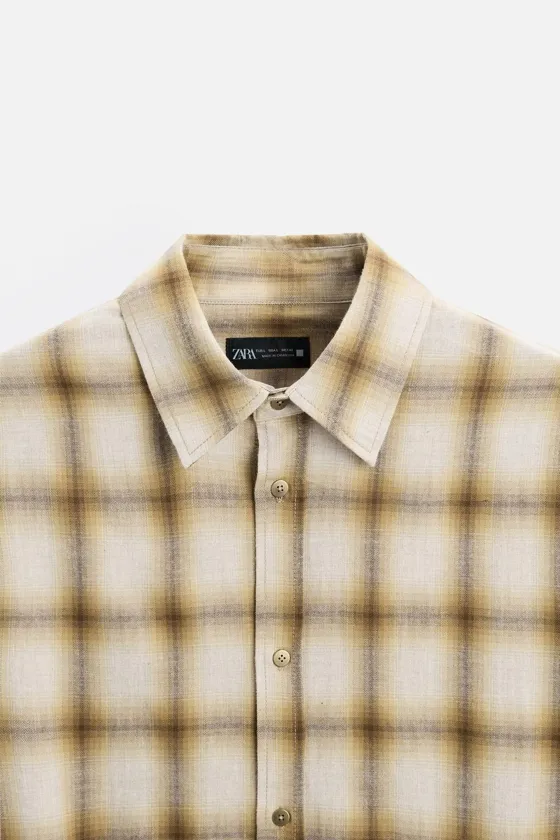 РУБАШКА RELAXED FIT В КЛЕТКУ