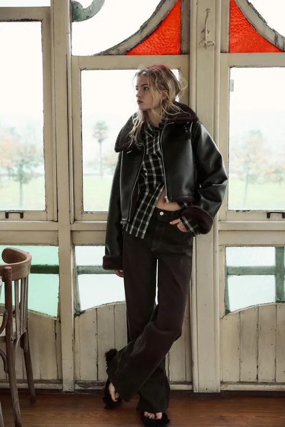 ДЖИНСЫ С ВЫСОКОЙ ПОСАДКОЙ TRF WIDE LEG