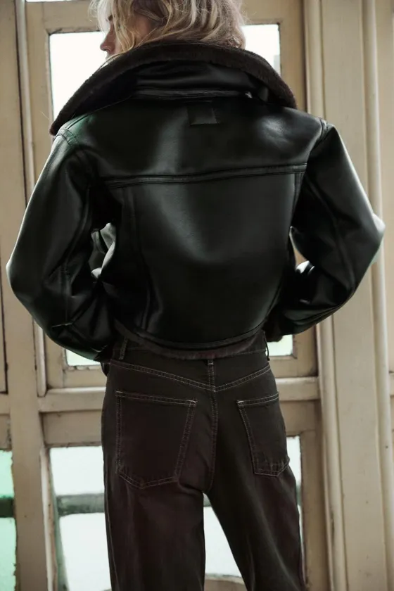ДЖИНСЫ С ВЫСОКОЙ ПОСАДКОЙ TRF WIDE LEG