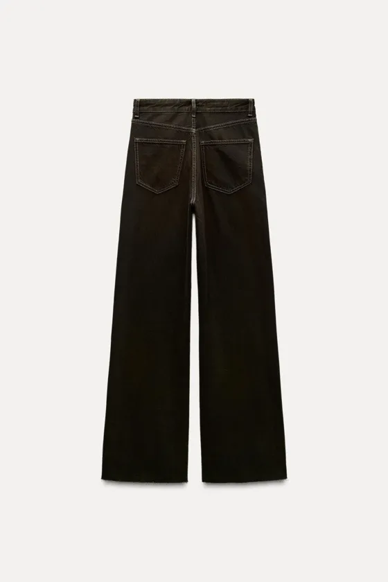 ДЖИНСЫ С ВЫСОКОЙ ПОСАДКОЙ TRF WIDE LEG