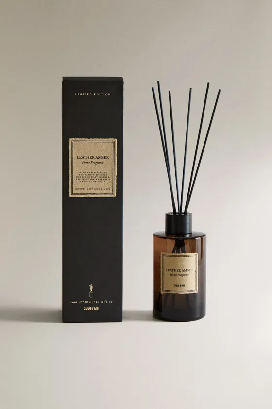 Тростниковые диффузоры 500 ml Leather Amber Reed