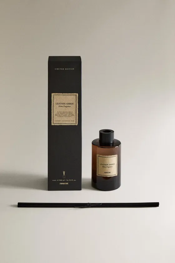 Тростниковые диффузоры 500 ml Leather Amber Reed