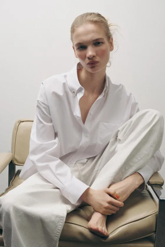 РУБАШКА ИЗ ПОПЛИНА — ZW COLLECTION