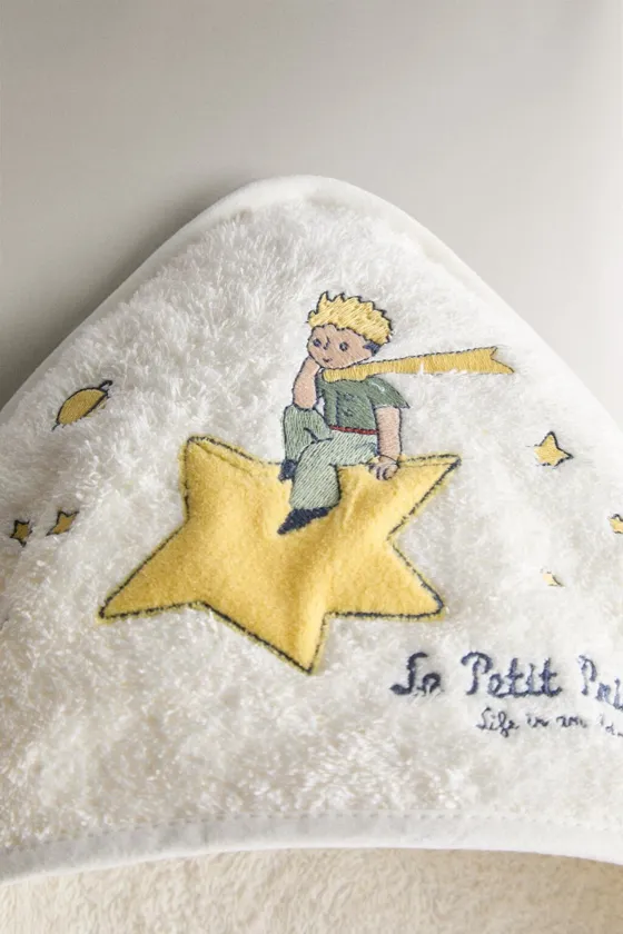 детское банное полотенце le petit prince с капюшоном