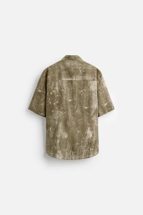 рубашка с принтом tie dye